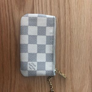 LV cardholder with keychain